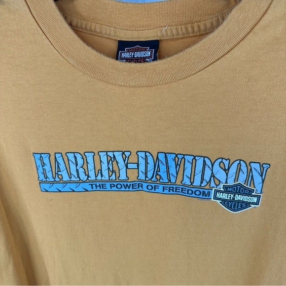 Harley Davidson Men’s Orange Mobile Bay Shirt Size XL - Picture 2 of 7